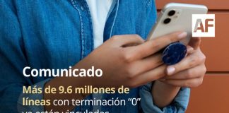 Más de 2.3 millones de líneas fueron suspendidas y ya recuperaron su servicio