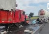 Choque múltiple en la Autopista Guadalajara-Colima deja cinco personas lesionadas