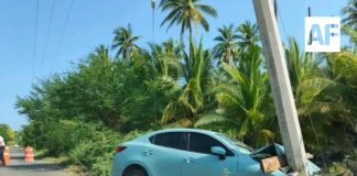 Muere mujer tras fatal percance vial en carretera Pascuales-El Real, Tecomán; un hombre resulta lesionado