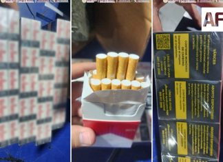 Aseguran más de 2.2 millones de cigarros de procedencia ilícita en el AICM