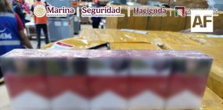 Aseguran casi 3 millones de cigarros ilícitos en el AICM; mercancía provenía de China y Corea