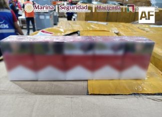 Aseguran casi 3 millones de cigarros ilícitos en el AICM; mercancía provenía de China y Corea