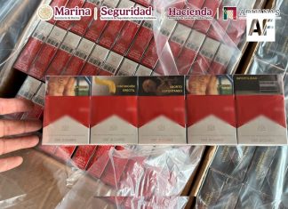 Aseguran cerca de 10 millones de cigarrillos ilícitos en el puerto de Lázaro Cárdenas