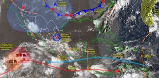 SMN prevé lluvias de hasta 50 mm para Colima este domingo
