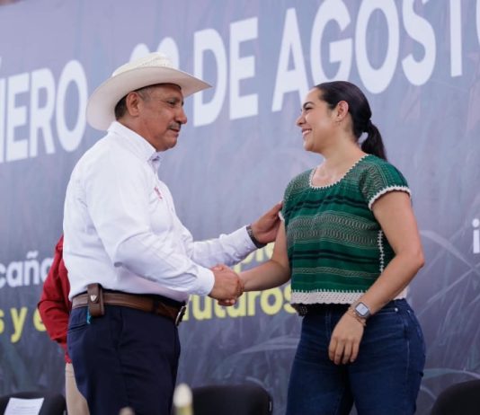 Indira Vizcaíno refrenda respaldo al Sector Cañero y reconoce acciones de la Presidenta Claudia Sheinbaum