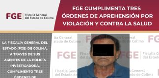 FGE cumplimenta tres órdenes de aprehensión por violación y contra la salud
