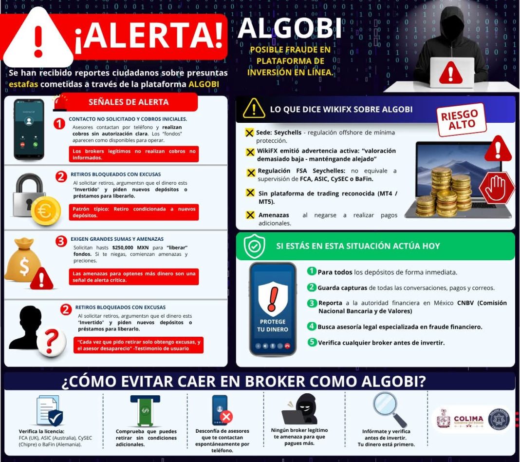 fraude algobi policia cibernetica