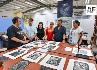 Cultura Colima concluye taller gratuito de especialización en xilografía, con inauguración de exposición temporal