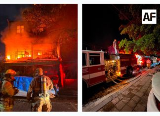 Incendio en vivienda de tres niveles moviliza a cuerpos de emergencia en Villa de Álvarez