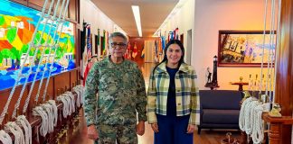 Gobernadora de Colima y Secretario de Marina dan seguimiento a acciones a favor del estado y del Puerto de Manzanillo