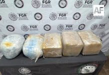 FGR asegura más de seis kilos de metanfetamina en paquetería de Jalisco
