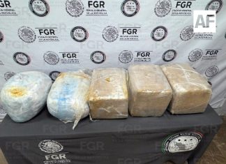 FGR asegura más de seis kilos de metanfetamina en paquetería de Jalisco