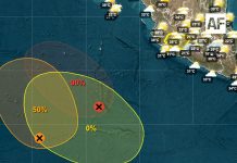 Pronostican lluvias para Colima este sábado; oleaje de entre 1 y 2 metros de altura en las costas
