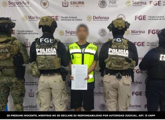 Mesa de Coordinación informa detención de presunto generador de violencia del Cartel Los Mezcales de Colima