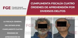 Cumplimenta Fiscalía cuatro órdenes de aprehensión por diversos delitos
