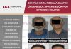 Cumplimenta Fiscalía cuatro órdenes de aprehensión por diversos delitos