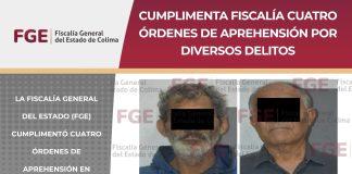 Cumplimenta Fiscalía cuatro órdenes de aprehensión por diversos delitos