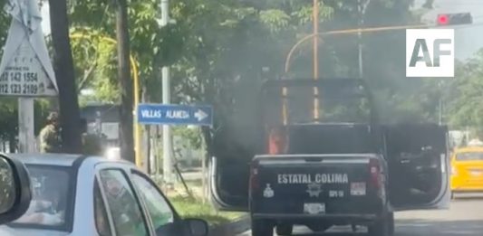 SSPC atiende falla mecánica en patrulla de la Policía Estatal