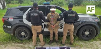 Detienen en Atoyac a sujeto con escopeta y un armadillo sin vida