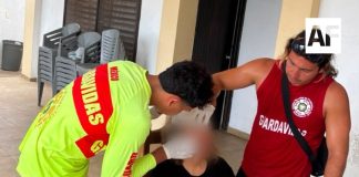 Elementos de UEPC Colima y de Manzanillo brindan atención a mujer de Mazamitla, en Miramar