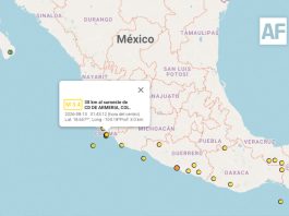 SSN registra 24 sismos este jueves, cinco tuvieron epicentro en Colima