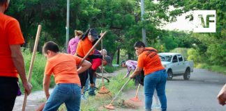 Realizan Macrobrigada de Limpieza número 26, en Villa de Álvarez