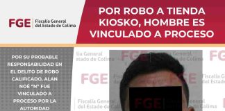 Por robo a tienda Kiosko, hombre es vinculado a proceso