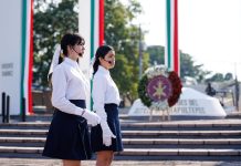 Gobernadora Indira Vizcaíno presidió la Ceremonia del 179 Aniversario de la Gesta de los Niños Héroes de Chapultepec