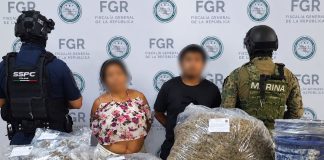 SSPC Colima y Marina detienen en Tecomán a 2 presuntos integrantes del CJNG; les aseguran arma, droga y artefactos explosivos artesanales