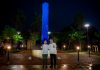 Develan obra de Sebastián e inauguran el Jardín del Saber, en el campus central