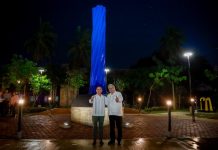 Develan obra de Sebastián e inauguran el Jardín del Saber, en el campus central