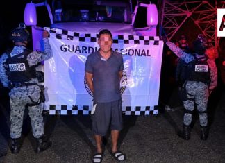 Recuperan contenedor robado en Manzanillo durante operativo en la carretera Manzanillo-Tecomán; hay un detenido