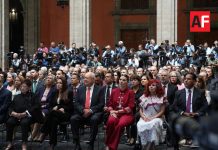 Lemus acude al Segundo Informe de Sheinbaum y destaca la coordinación con la Federación