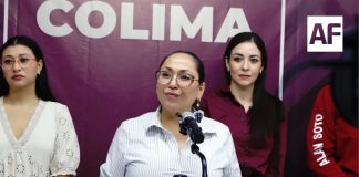 Morena Colima se deslinda de intento por retirar megáfono a manifestante durante visita de Sheinbaum