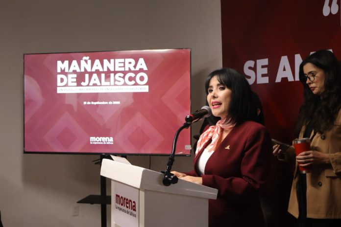 La diputada local Marta Arizmendi de Morena Jalisco