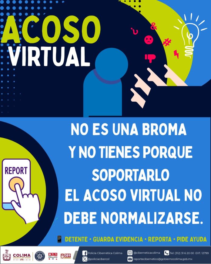 acoso virtual policia cibernetica