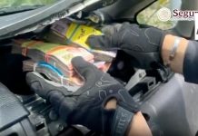 Detienen a dos en Morelos; ocultaban armas, droga y más de 127 mil pesos en compartimento de un vehículo