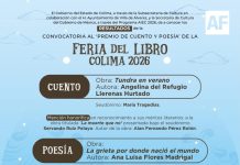 Subsecretaría de Cultura anuncia ganadoras del Premio de Cuento y Poesía de la Feria del Libro Colima 2026