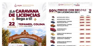 Gobierno de Indira Vizcaíno llevará a Tepames la Caravana de Licencias con 50% de descuento