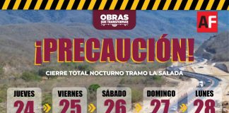 Seidum alerta por cierre total nocturno en el tramo ‘La Salada’ del jueves 24 al lunes 28 de septiembre