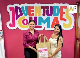 Subsejuv Colima entrega 1,700 productos menstruales al Instituto Colimense de las Mujeres para apoyar a quienes lo requieran