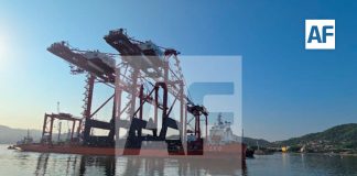 Zarpa de Manzanillo el Tian Yi 156 con cuatro grúas rumbo a Guaymas