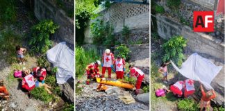 Joven de 17 años resulta lesionada tras caer de puente peatonal en Colima