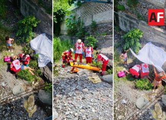Joven de 17 años resulta lesionada tras caer de puente peatonal en Colima