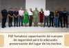 FGE fortalece capacitación de cuerpos de seguridad para la adecuada preservación del lugar de los hechos