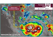 Tormenta tropical Polo provocará lluvias intensas y oleaje elevado en el Pacífico