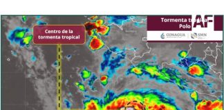 Tormenta tropical Polo provocará lluvias intensas y oleaje elevado en el Pacífico