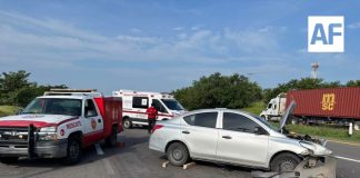Hombre resulta lesionado tras accidente en la autopista Colima-Guadalajara