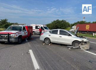 Hombre resulta lesionado tras accidente en la autopista Colima-Guadalajara