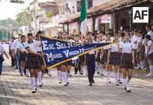 En VdeA participaron 2 mil 100 en Desfile de Independencia